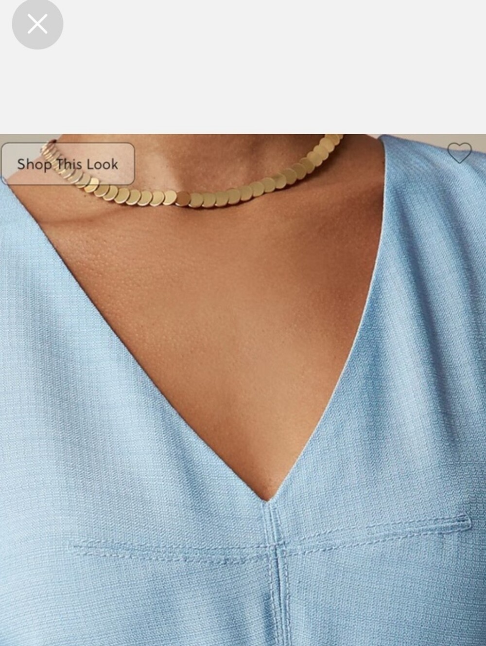 J. Crew Mathilde V Neck Midi A - Line Dress In Luster Canvas Canvas In Calm Blue - Picture 7 of 14